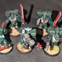 "15 - Dark Angels - Unité 08 - Escouade d'assault de la 5ème Compagnie - 8ème Unité" par Jhon Williams