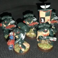 "08 - Dark Angels - Unité 01 - Escouade tactique de la 5ème Compagnie - 1er Unité" par Jhon Williams