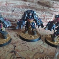 "Deathwatch agressor squad" par Pirlouit