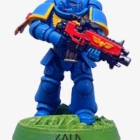 "Space Marine Old school (Gold)" par Loan
